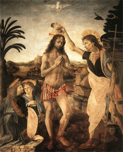 Le baptème de Jésus Le baptème de Jésus